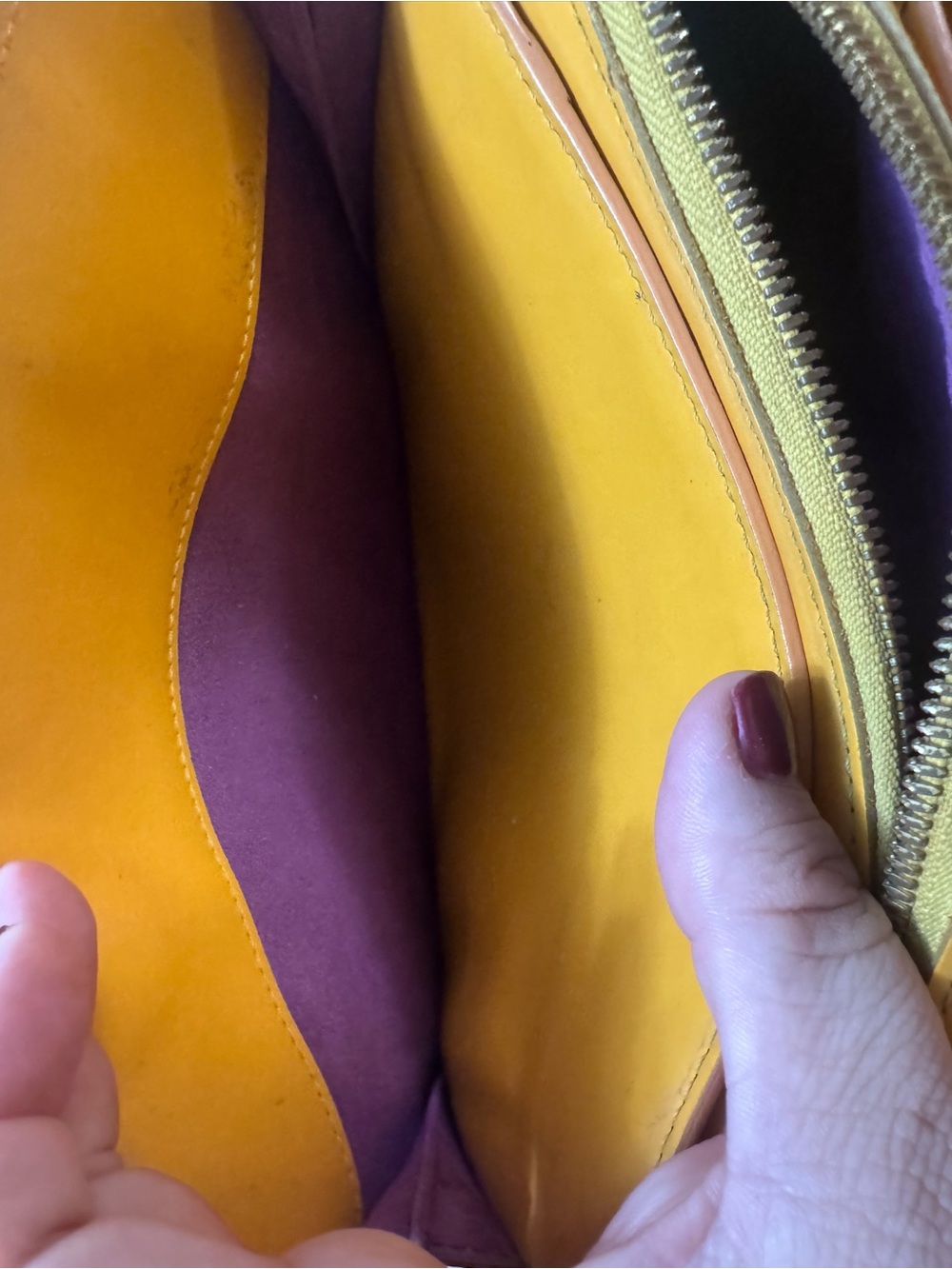 Louis Vuitton Tassil Yellow Epi Leather Pont- Neuf PM Bag Vintage - Picture 13 of 14